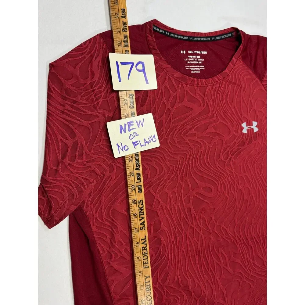 Under Armour Ua Mk 1 Short Sleeve Print Shirt Red size 2xl